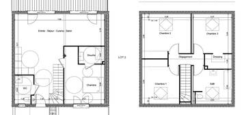 MAISON NEUVE - ANNECY / VIEUGY - MAISON JUMELEE 5 pièces de 115.83m2 + TERRASSE 21m2 + JARDIN PRIVATIF 37m2 + GARAGE 16,68m + PLACE PRIVATIVE EXTERIEURE