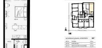 Na predaj 1 izb. apartman novostavba na ul. Žilinská, BA I