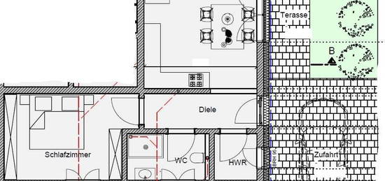 Erstbezug mit Terrasse : Exklusive 2-Raum-EG-Wohnung mit gehobener Innenausstattung in Geilenkirchen