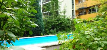 Haidhausen - ruhiges Appartment mit beheiztem Schwimmbad im Hof