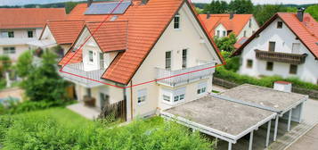 Schöne Maisonette-Wohnung in Mitterscheyern mit zwei Balkonen, Garten und zwei Carportplätzen