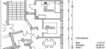 Attraktive komplett sanierte 4-Zimmer-Wohnung in denkmalgeschütztem Haus