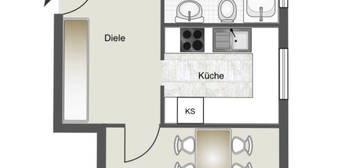 Geräumige 2-Zimmer Wohnung zum Verkauf