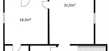 3 Zimmer Wohnung, Erstbezug nach Renovierung, Gemeinschatfsterasse -Haustierhaltung erlaubt