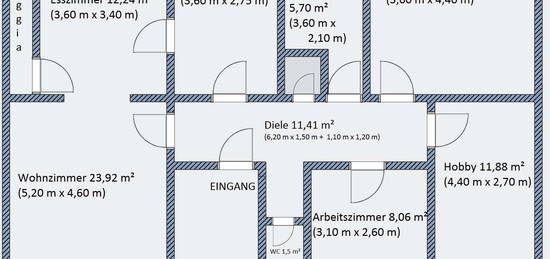 Freundliche 5-Zimmer-Wohnung  in Reken ab 1.3.25