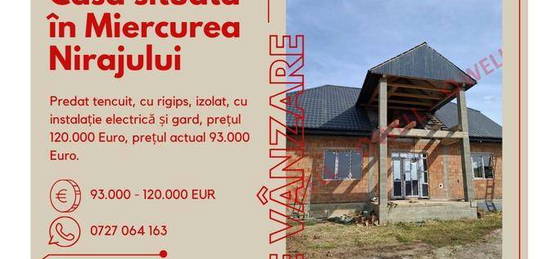 De v&#226;nzare o cas&#259; situat&#259; &#238;n Miercurea Nirajului!