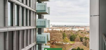 New York Feeling nahe Stadtzentrum - 12. Stock mit Blick auf Wien - Moderner Wohnturm inkl. Deckenkühlung. - WOHNTRAUM