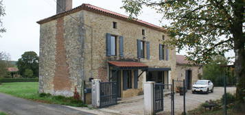 Maison de campagne avec jardin, garage, 4 chambres, tout confort, belle vue...