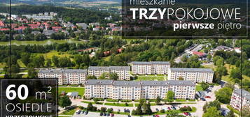 Mieszkanie 3 pokoje 60 m² I piętro Tkaczy Śląskich