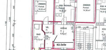 Grüne Gasse!! 73,7m², 3-Zi-Whg., WG-fähig, Allgemein-Garten f. Gartenfreaks! € 760,-- inkl. BK