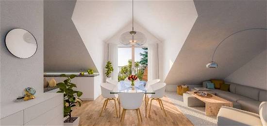 Einziehen in ca. 2 Monaten - Exklusive 2-Zimmer DG-Wohnung (Neubau) in R-Steinweg - kleine Anlage!