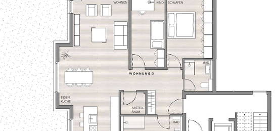 3,5 – 4,5 Zimmer-Wohnung mit großzügigem Garten und flexiblem Grundriss