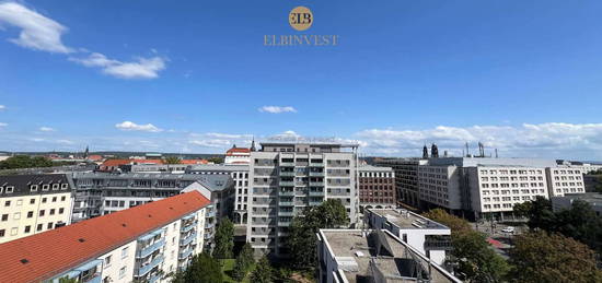 sofort bezugsfähige, neuwertige Wohnung mit Blick über Dresden