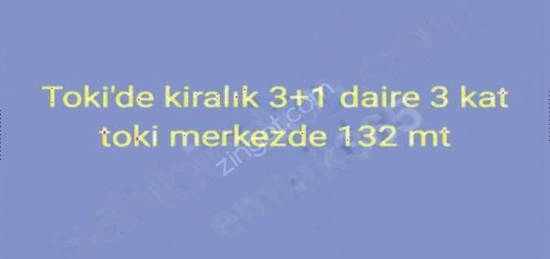 kiralk toki'de daire 05316306159