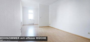 Helle 2 Raum Wohnung mit Laminat und Wintergarten