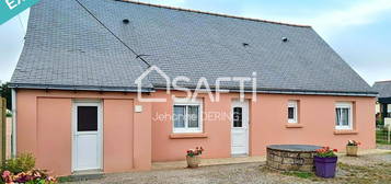 Maison T4 de plain-pied de 109m2, et son jardin clos de 1611m2