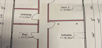 Dachgeschosswohnung 4 Raumwohnung,Erstbezug ,ruhige Wohngegend