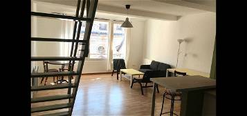 Duplex meublé de 55 m²( loi Carrez 35m²) refait à neuf, tout équipé, coeur de ville Montbéliard
