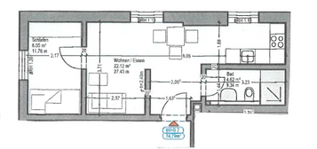 Neu renovierte 2-Raum-Wohnung mit EBK in Remagen