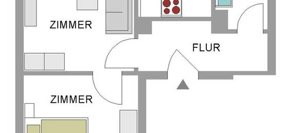 Erstbezug nach Modernisierung! Gemütliche 2ZKBB mit ca. 44 m² in Ummeln mit WBS.