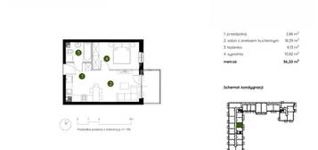 Inwestycja 2Pokojowe 36M2 - Zieleń, Blisko Centrum