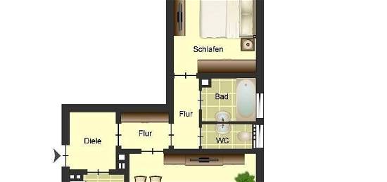 2-Zimmer-Wohnung in Köln+200EUR Gutschein Pocco