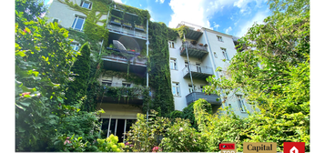 Wie ein eigenes Haus! Maisonette - drei Bäder - Kamin - Stellplatz - Balkon + Terrasse + Garten