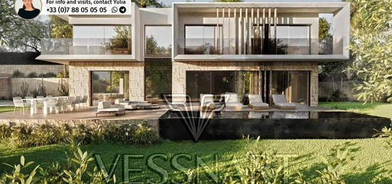 Magnifique projet pour une villa contemporaine avec vue mer