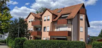 Teilmöblierte 2-Zimmer Wohnung mit Balkon in Weinsberg nähe Stadtseepark