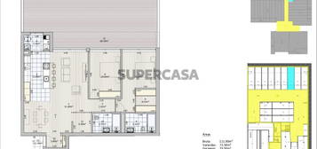 T2 TERRAÇO 72.5m2 - Condomínio Fechado REAL SERENITY | BOX 2 CARROS | SÃO COSME