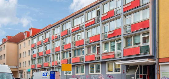 Vermietete 1-Zimmer Wohnung mit eigenem Stellplatz in Hannover Linden-Nord