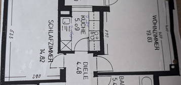 Geschmackvolle, gepflegte 2-Raum-Wohnung mit Balkon in Augsburg