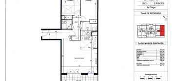 Location appartement 3 pièces 72 m²