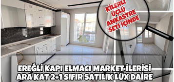 EREL KAPI MAH. ELMACI MARKET LERS ARA KAT 2+1 SATILIK SIFIR LX DARE