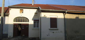 MAISON ANCIENNE EN PIERRE de PLAIN PIED 80M2+DEPENDANCE+VERGER 600M2