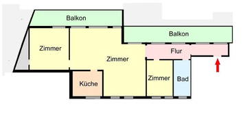 Großzügige 3 Zimmerwohnung mit Ausblick über Flensburg