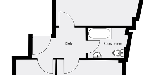 2 Zimmer Dachgeschosswohnung in der Innenstadt