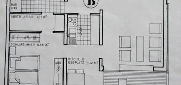 2,5-Zimmerwohnung Biberach  Mittelberg 600€