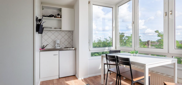 Modernes Studio-Apartment in Magdeburg mit schöner Aussicht