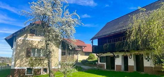 Eibiswald/ Hörmsdorf: Kleinlandwirtschaft in Ortsrandlage, Haupthaus mit Gewölbekeller