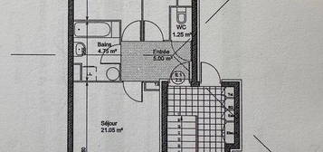 Location appartement T2 ANSE