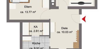 Schöne 2-Zimmer_Etagenwohnung in ruhiger Lage