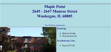 Maple Point, Waukegan, IL 60085