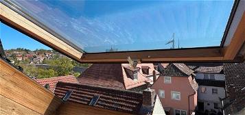 2-Zimmer Wohnung mit Blick über den Dächern von Ochsenfurt