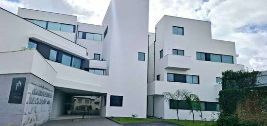 Apartamento T1 novo Centro de Ribeirão (terraço de 40m2)