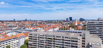 Erbbaurecht! Vermietetes Apartment im 9. OG mit Weitblick in München Au-Haidhausen