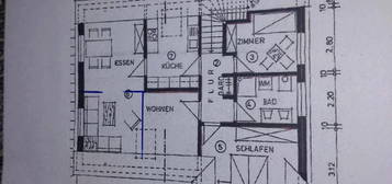 Altbauwohnung in Erfde, 3,5 Zimmer