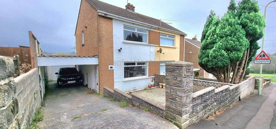 Semi-detached house for sale in Shakespeare Avenue, Bridgend, Bridgend County. CF31