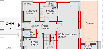 Energieeffiziente-Doppelhaushälfte mit gehobener Innenausstattung in Wetschen