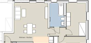 Erstbezug 3 Zimmer Wohnung mit Balkon in Michendorf